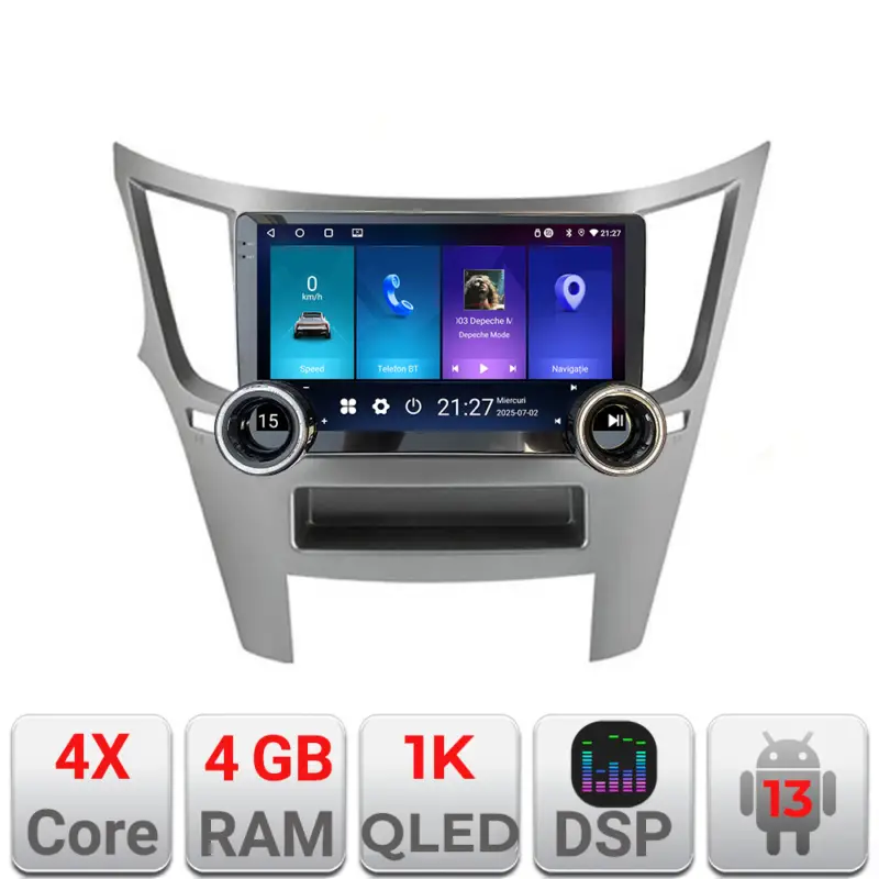 Navigație Android Subaru Legacy 2010-2015, 10.5 inch, 4GB+64GB Preferatul clienților
