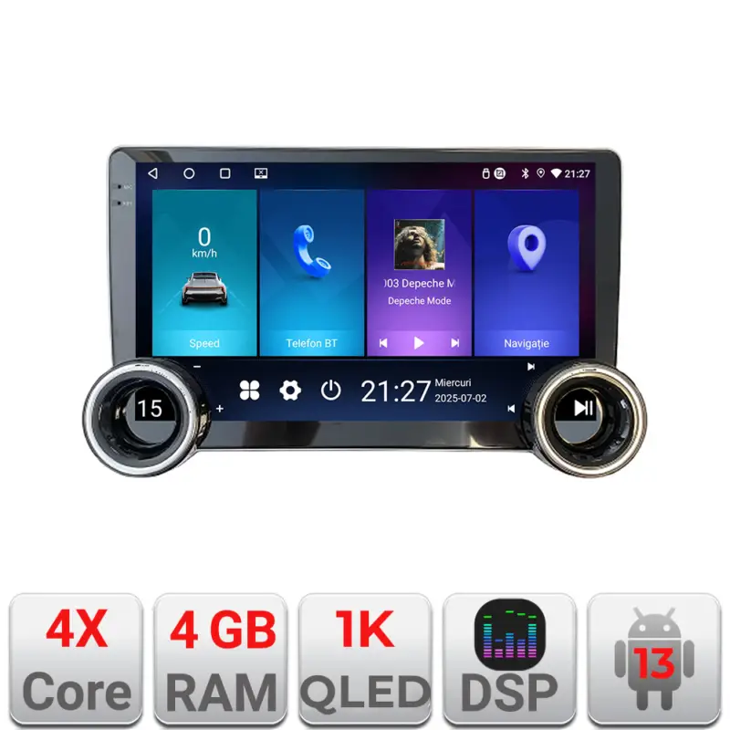 Livrare rapidă Navigație Android VW Passat 2010-2015, 10.5 inch Incell, 4GB+64GB