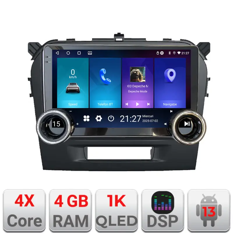 Ofertă exclusivă Navigație Suzuki Grand Vitara 2016+ Edotec 4GB RAM 64GB, 10.5 inch Android