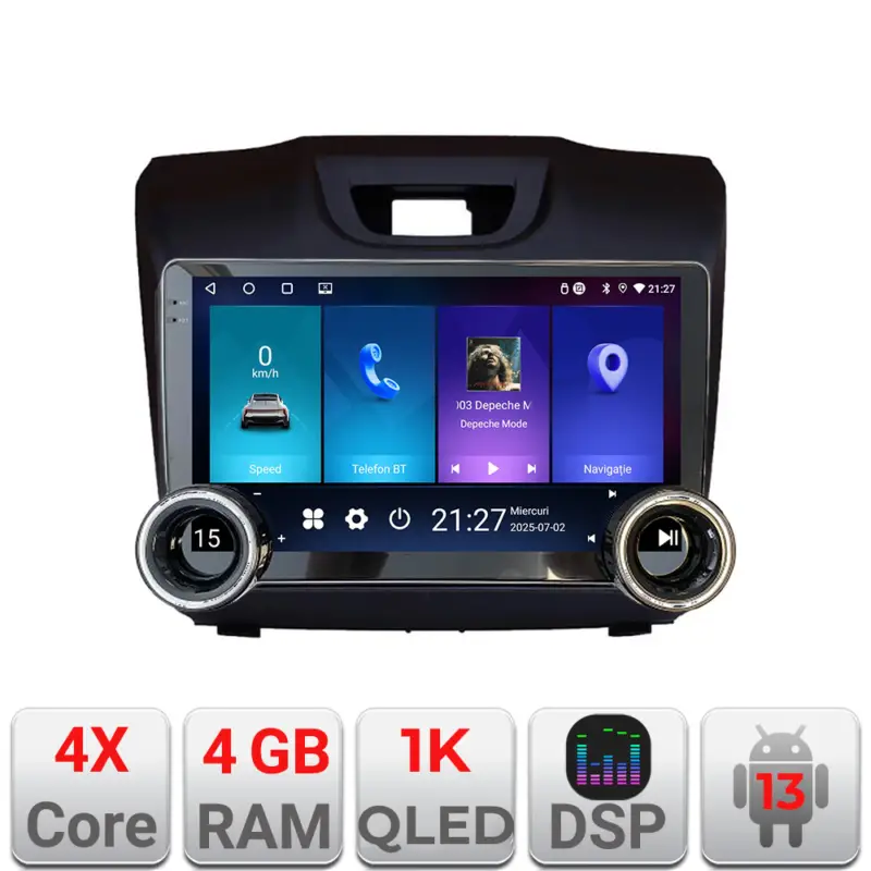 Navigatie Isuzu D-Max 2015+ Edotec 10.5 inch 4GB RAM 64GB Android Livrare expres