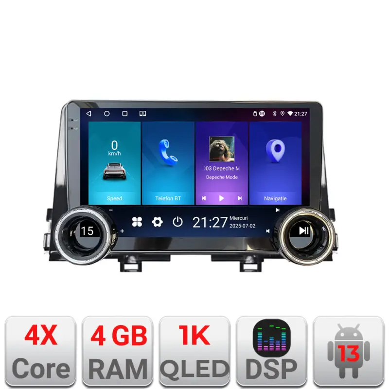 Navigatie Android Kia Picanto 2016+ Edotec 10.5 inch 4GB RAM 64GB Cumpără acum