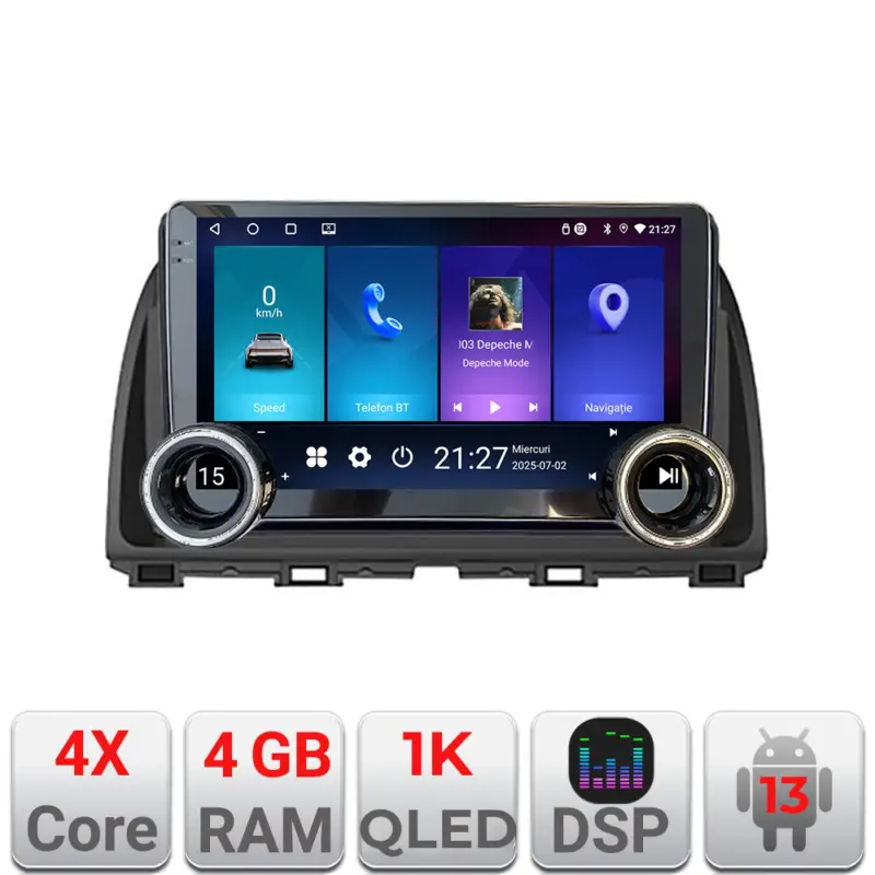 Navigație Android Mazda CX-5 2012-2014, 10.5 inch, 4GB+64GB, WiFi, GPS Super ofertă