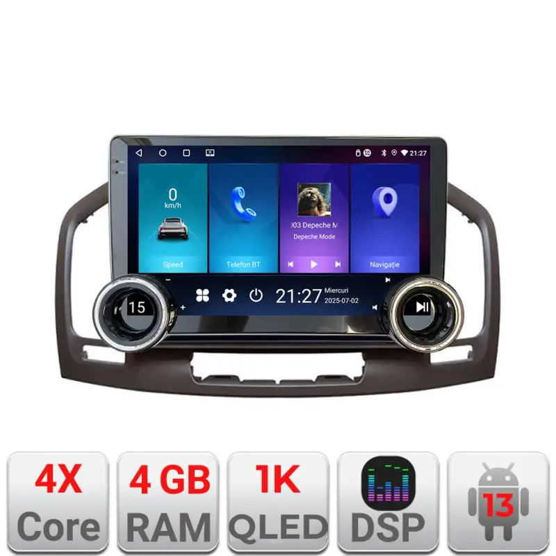 Navigatie Opel Insignia 2009-2013 Edotec 10.5 inch Android 13, 4GB+64GB Nu rata