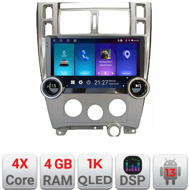 Reducere Navigație Hyundai Tucson 2004-2010, 10.5 inch, Android, 4GB RAM, 64GB