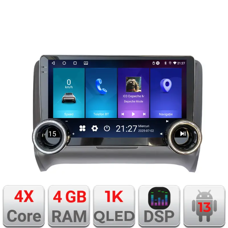 Navigație Android Audi TT 2004-2011, 10.5 inch, 4GB RAM, 64GB, GPS Vezi acum
