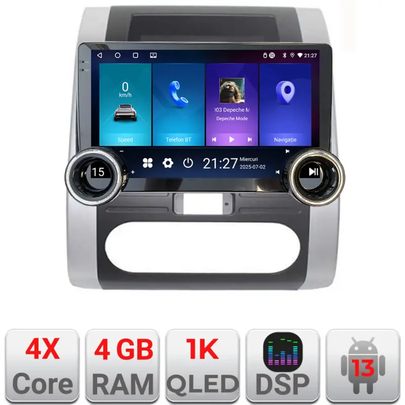 Navigație Nissan X-Trail 2008-2013 Edotec 10.5 inch Android 4GB+64GB Noutate