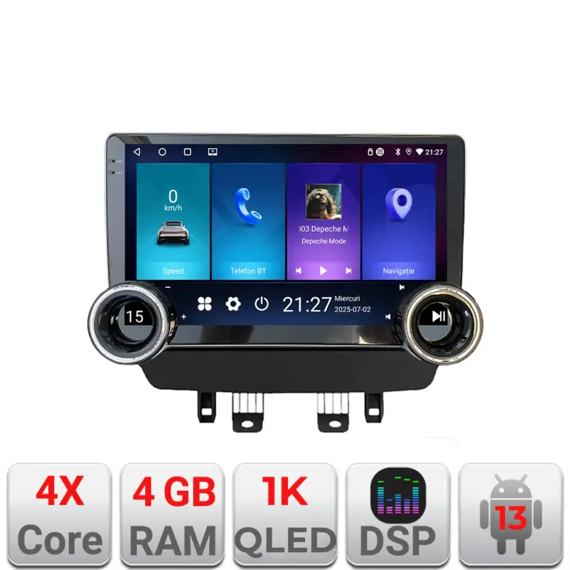 Navigatie Android Mazda CX-3 si Mazda 2 2014-2020, 10.5 inch, 4GB+64GB Preț redus