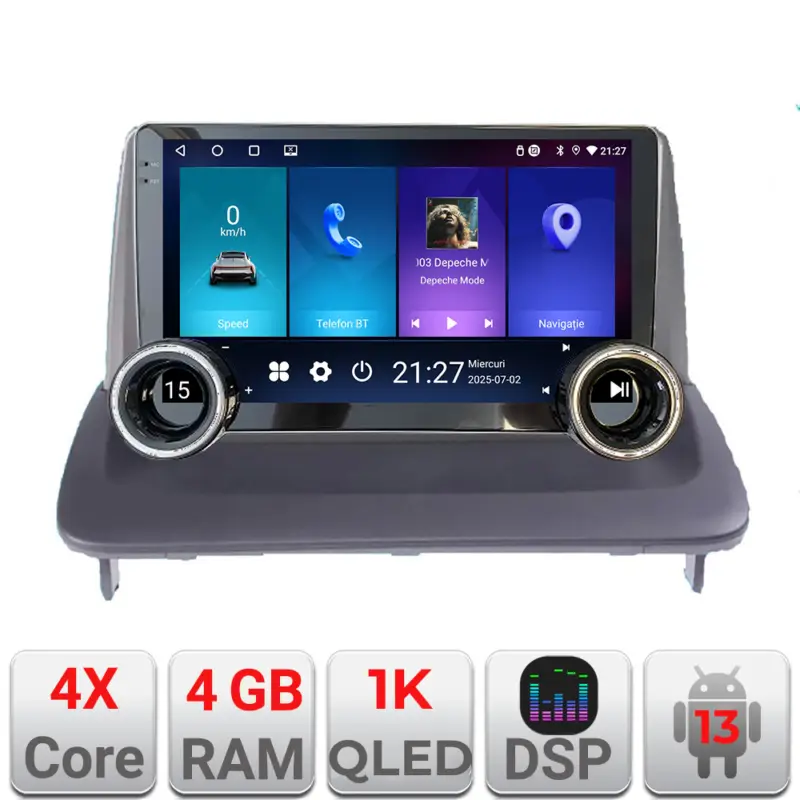 Navigatie Volvo C40 Edotec Android 10.5 inch, 4GB RAM, 64GB, 1K Popular