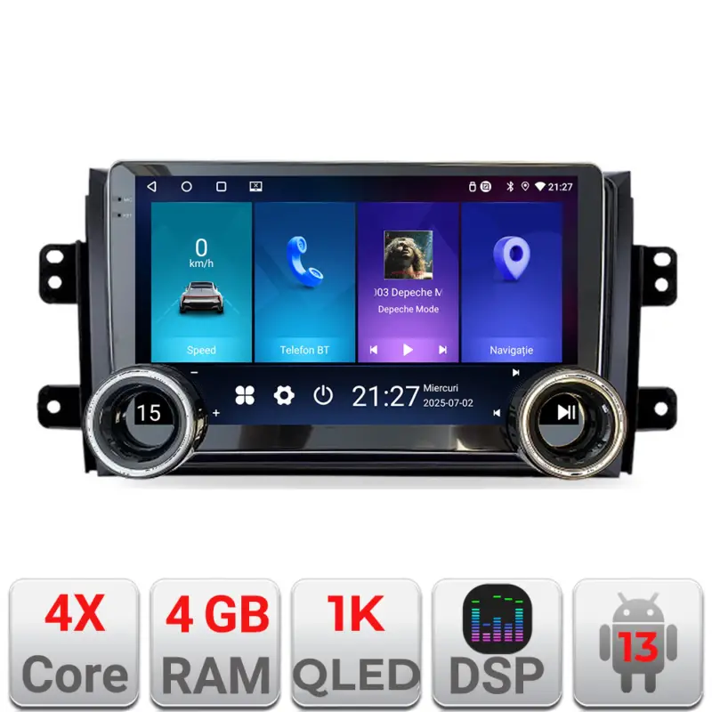 Reducere extra Navigație Suzuki SX4 2006-2013 Edotec 4GB+64GB 10.5 inch Android 13