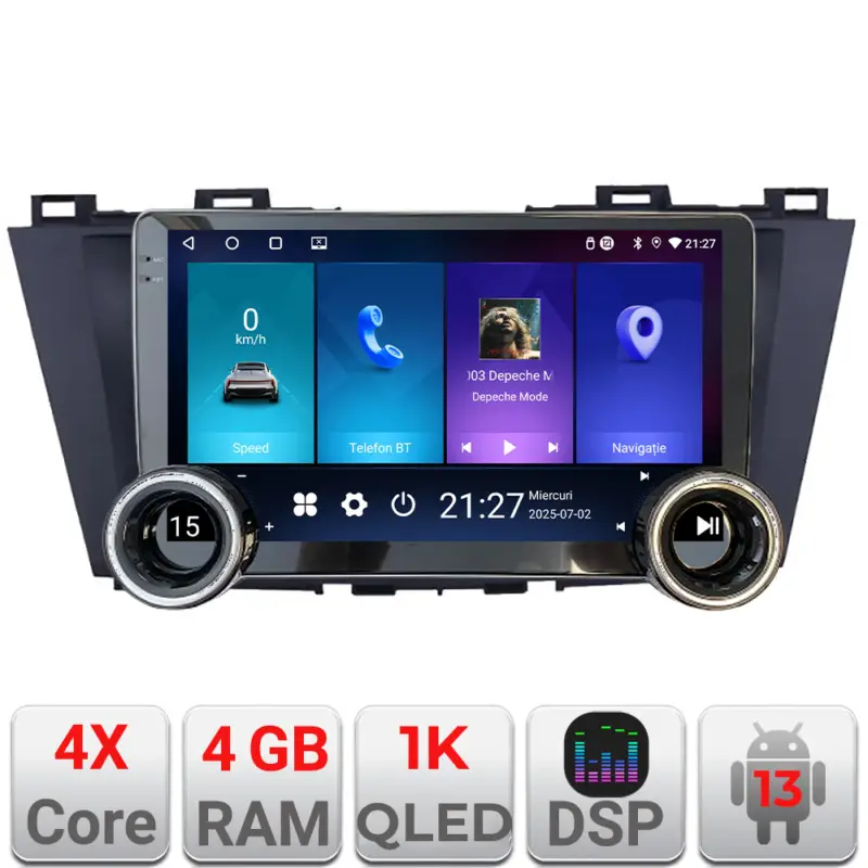 Expediere rapidă Navigație Mazda 5 Android 13, 4GB RAM, 64GB, 10.5 inch Incell