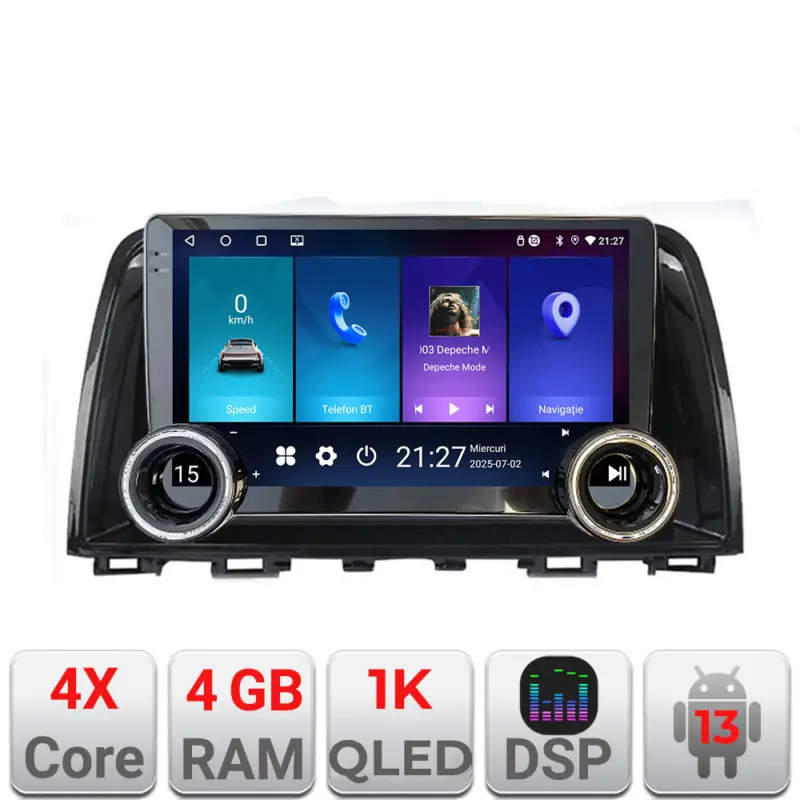Navigație Mazda 6 2013-2017 Edotec 10.5 inch Android 4GB RAM 64GB Comandă acum