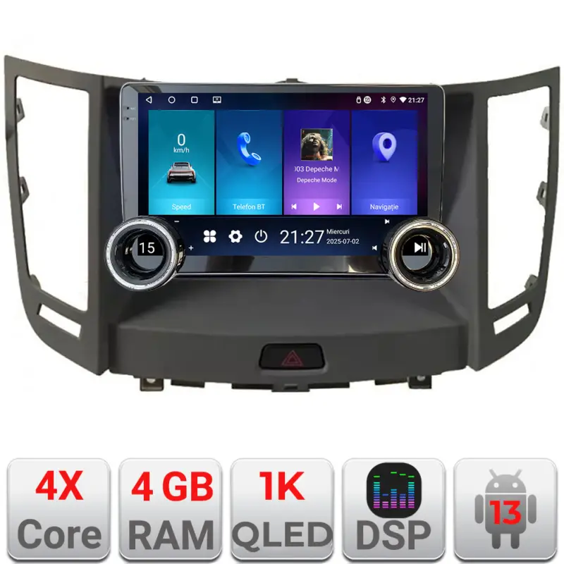 Preț redus Navigație Android Infinity FX35 2009-2012, 10.5 inch 1K, 4GB+64GB