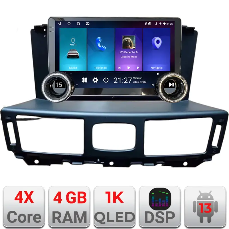 Navigatie Android Infiniti Q70 M37 2012-2019, 10.5 inch 1K, 4+64GB Ofertă exclusivă