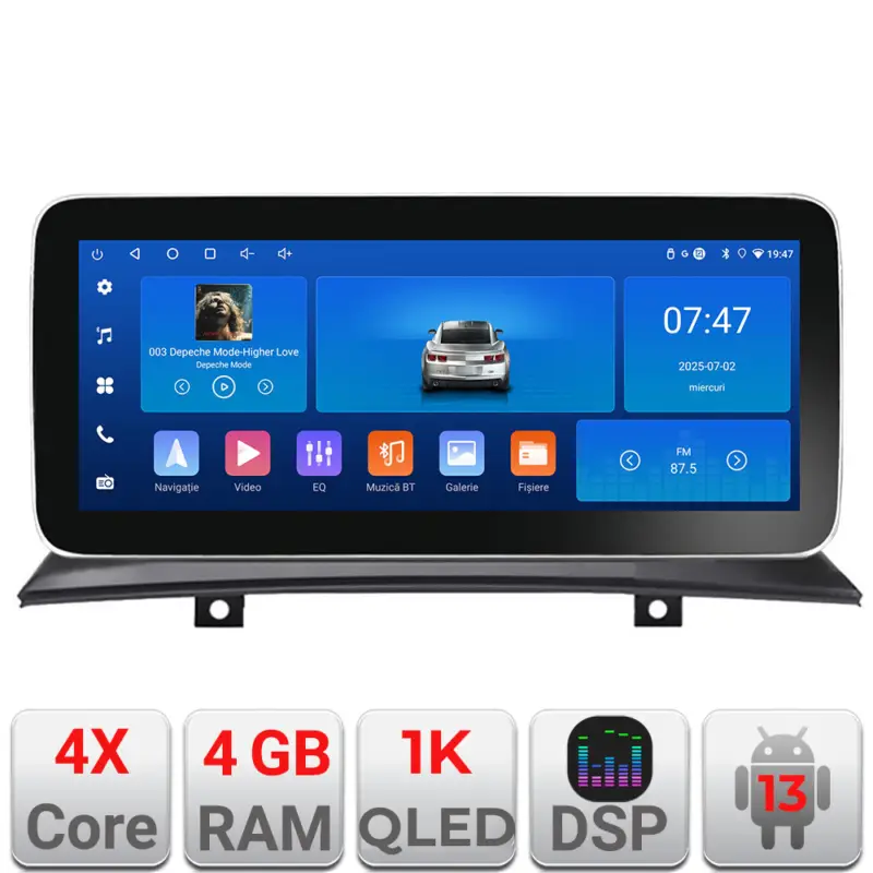 Cel mai vândut Navigatie BMW X3 E83 2004-2012 Edotec 12.3 inch Android 13 4GB+64GB