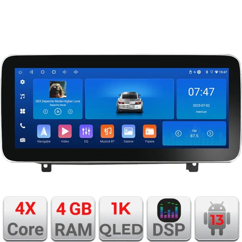 Navigație Android Peugeot 407 2004-2011, 12.3 inch, 4GB+64GB Cumpără acum