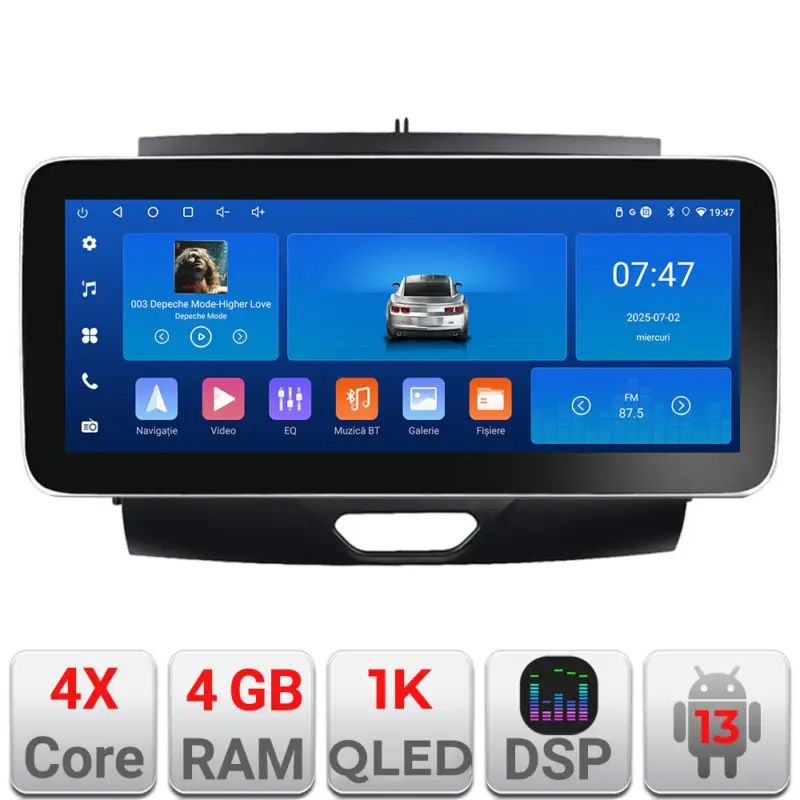 Navigatie Android Ford Ranger 2015+ cu CD, 12.3 inch, 4GB RAM, 64GB Cumpărături sigure