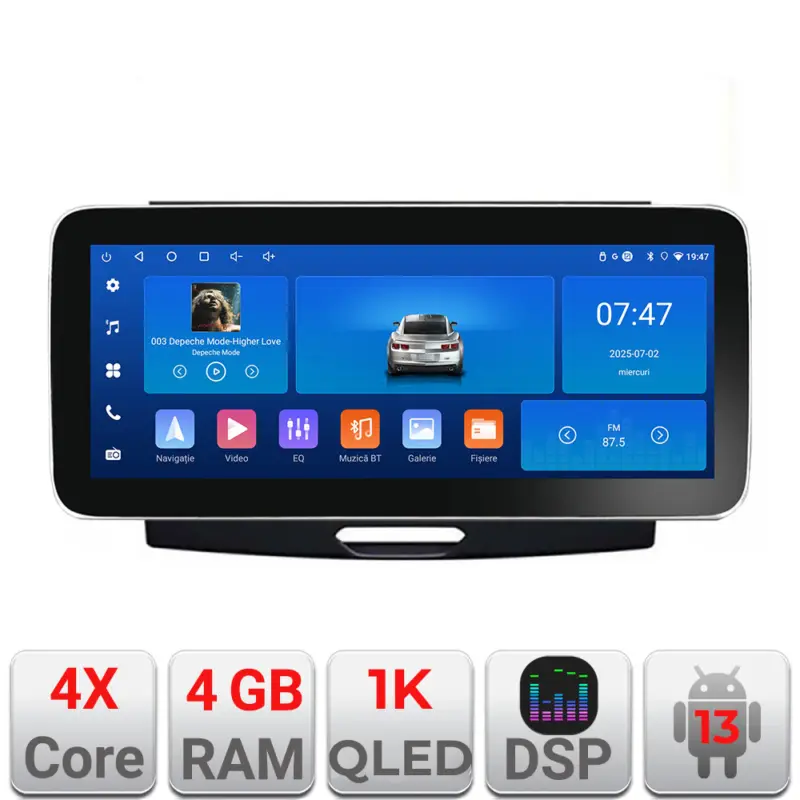 Navigatie Ford Ranger 2015-2020 Edotec 12.3 inch Android 13, 4GB RAM, 64GB Bestseller
