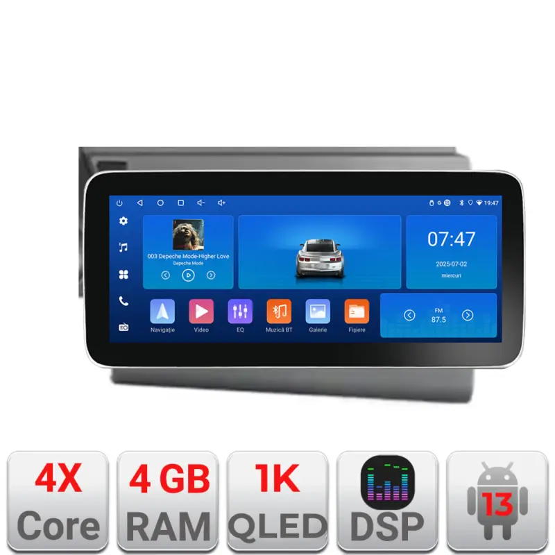 Navigatie Android Audi A6 C6 2004-2010 Edotec 12.3 inch 4GB+64GB WiFi GPS Reducere extra