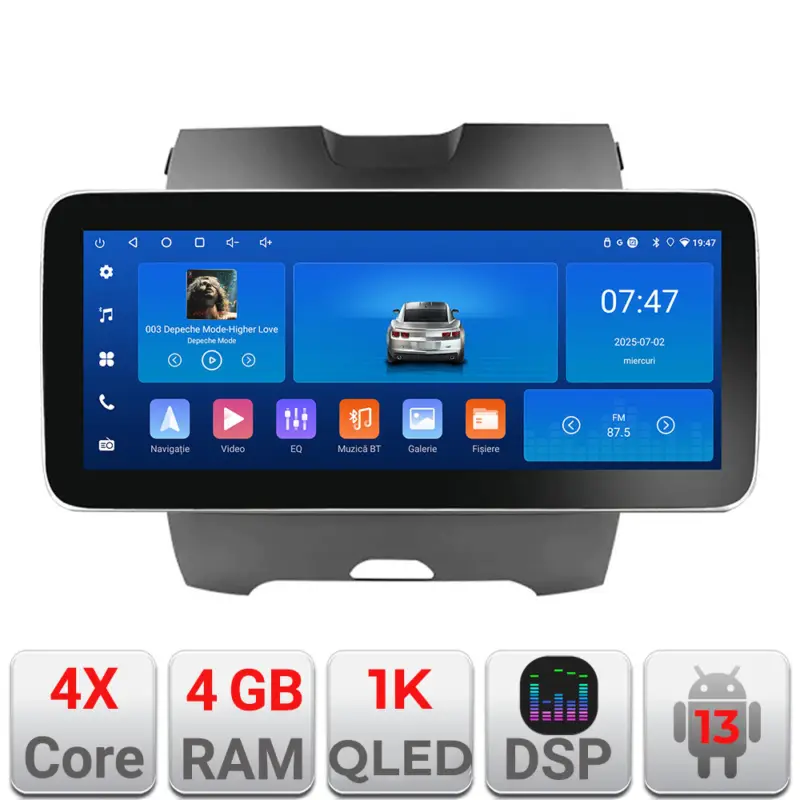 Super ofertă Navigatie Ford Edge 2015-2021 Highline, 12.3 inch, Android 13, 4GB+64GB