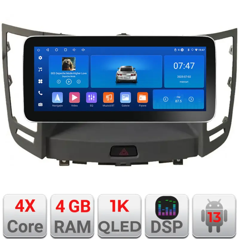 Promoție Navigație Android Infiniti FX 2009-2012, 12.3 inch 1K, 4GB+64GB