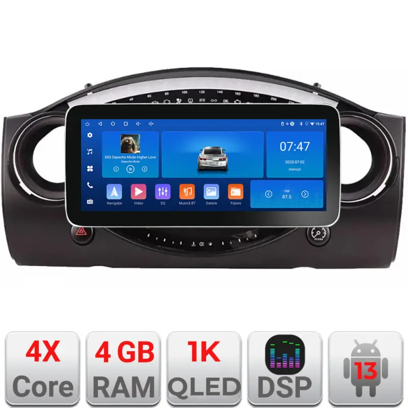 Navigatie Mini 2004-2006 Android 13, 12.3 inch 1K, 4GB+64GB, WiFi Chilipir