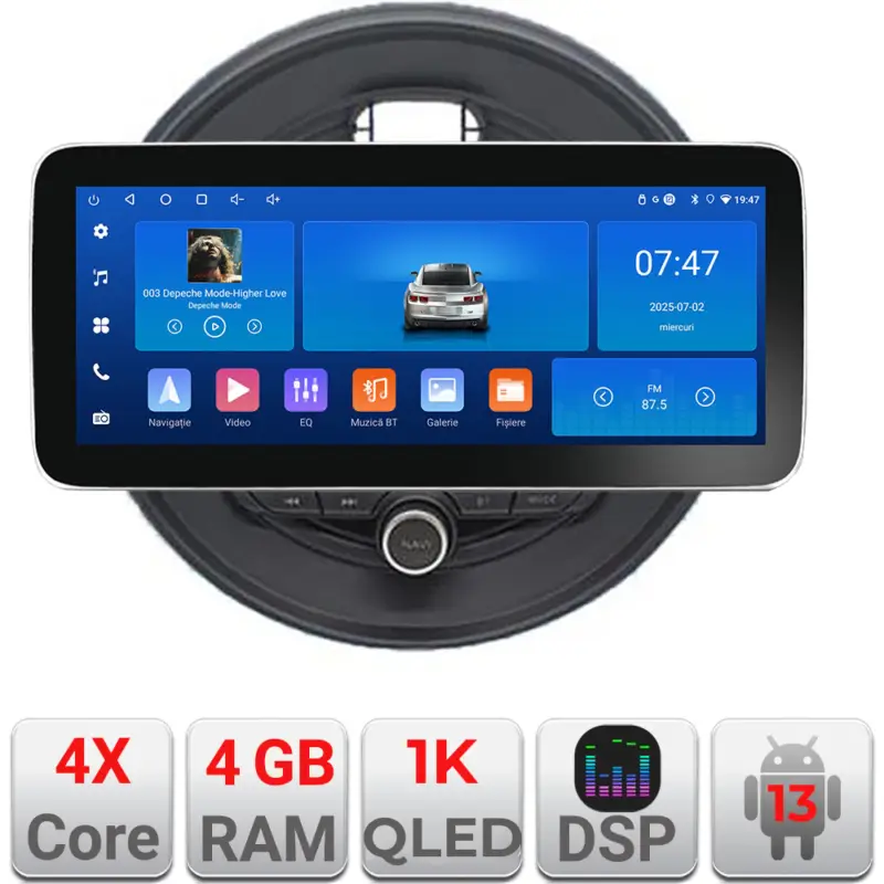 Navigație Mini Cooper 2015-2019, 12.3 inch, Android, 4GB+64GB Ofertă de sezon