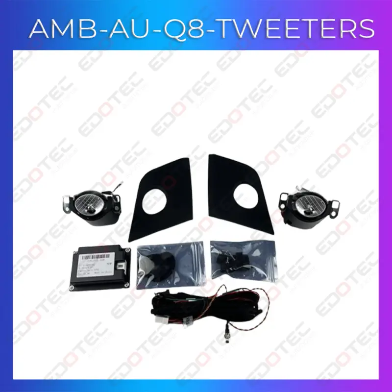 Lumini ambientale Audi Q8 cu tweetere RGB, control din telefon si sistem original Mai ieftin