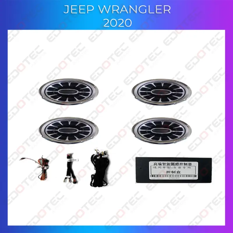 Lumini ambientale pentru Jeep Wrangler 2020, guri ventilatie, control din telefon Cumpărături sigure