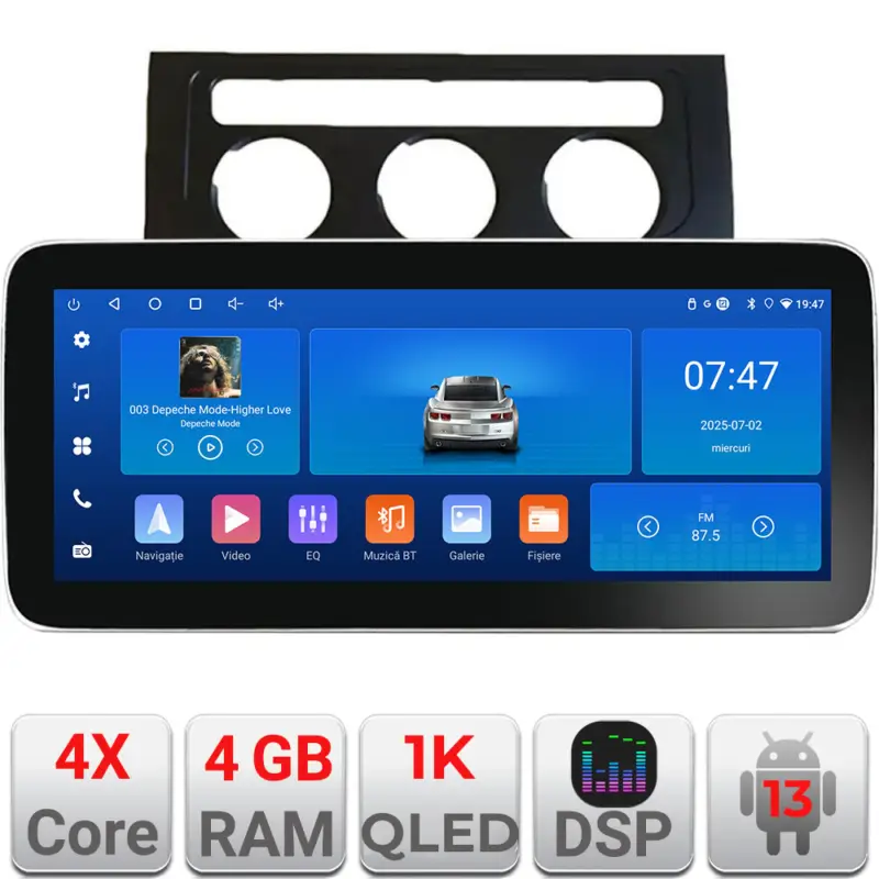 Preț redus Navigație Android VW Touran 2003-2009, 12.3 inch, 4GB RAM, 64GB