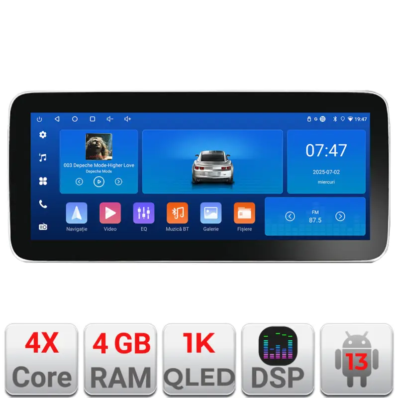 Ofertă limitată Navigatie Android Alfa Romeo 159 2005-2011, 12.3 inch QLED, 4GB+64GB