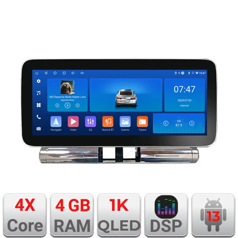 Navigatie Android Citroen C3 2017-2024, 12.3 inch QLED, 4GB+64GB Reducere de preț