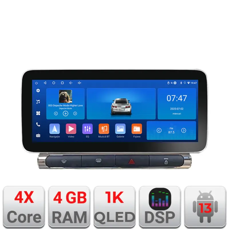 Navigatie Android Citroen C3 2017-2024, ecran QLED 12.3 inch, 4GB+64GB Reduceri