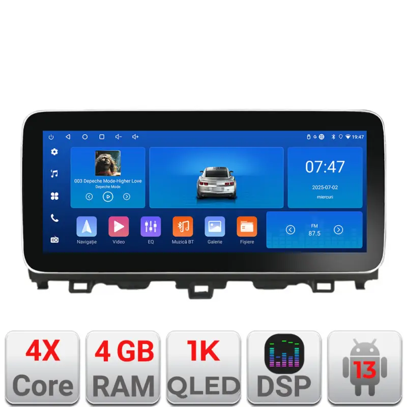 Navigatie Android Honda Accord 2019-2022, 12.3 inch QLED, 4GB+64GB Reducere de preț