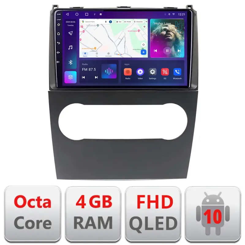 Navigatie Mercedes Clasa A W169 2004-2012 Android QLED 4GB RAM 64GB Disponibil imediat