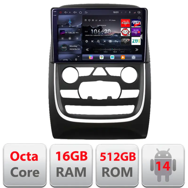 Nu rata Navigatie Android Dodge Durango 2014-2020 QLED 2K, 16GB RAM, 512GB