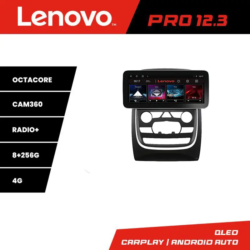 Navigație Dodge Durango 2014-2020 Lenovo QLED 12.3 inch, 8GB+256GB Ofertă limitată