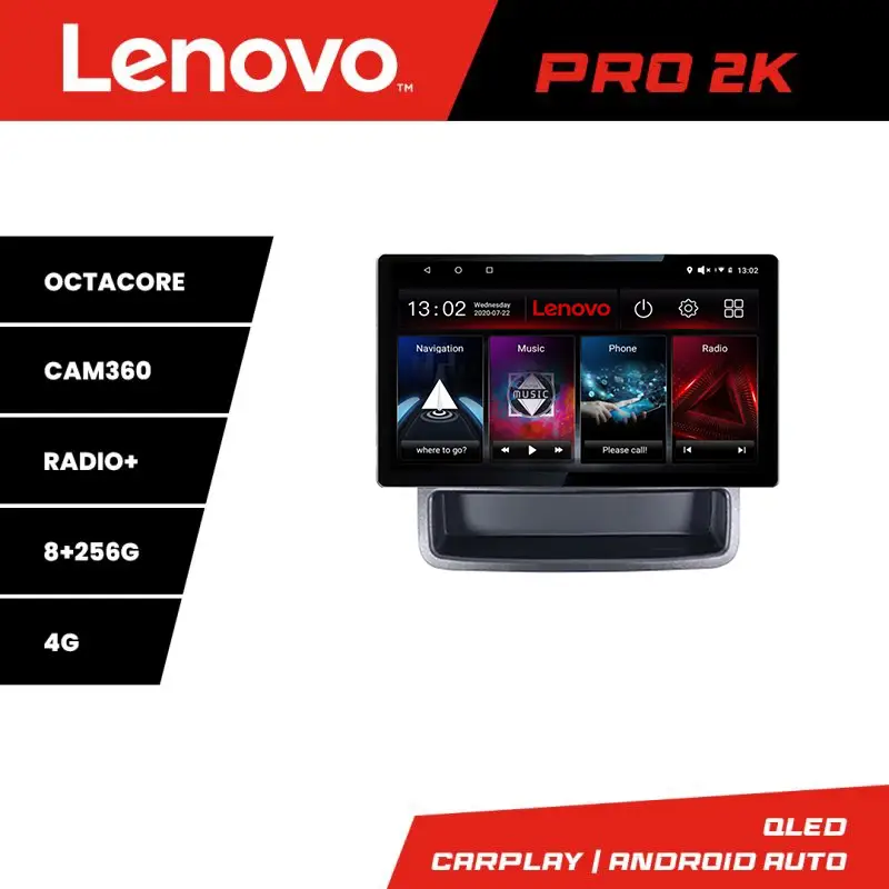 Navigație Renault Trafic 2009-2014 Lenovo QLED 2K, 8+256 GB, CarPlay Mai ieftin