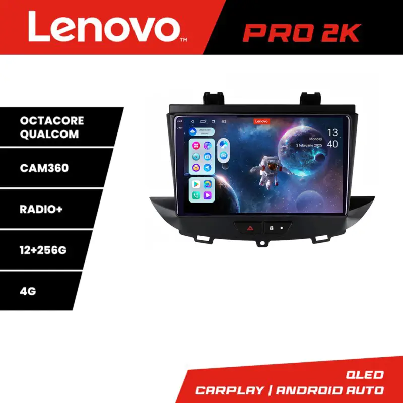Navigatie Opel Grandland X si Crossland X 2016-2020 Lenovo 2K 12+256 Livrare rapidă