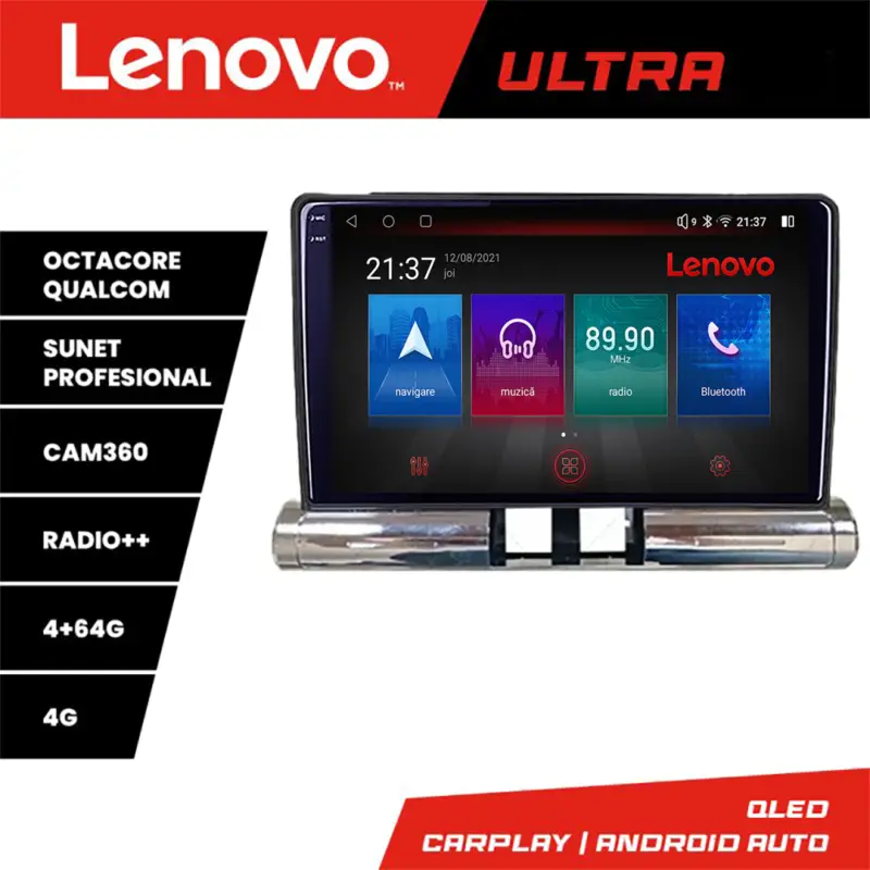 Reducere de preț Navigatie Android Citroen C3 2017-2024 QLED 4GB RAM 64GB 4G CarPlay