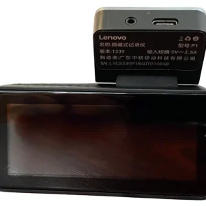 Camera auto DVR Lenovo P1 4K cu inregistrare duala si unghi larg 120° Ofertă limitată