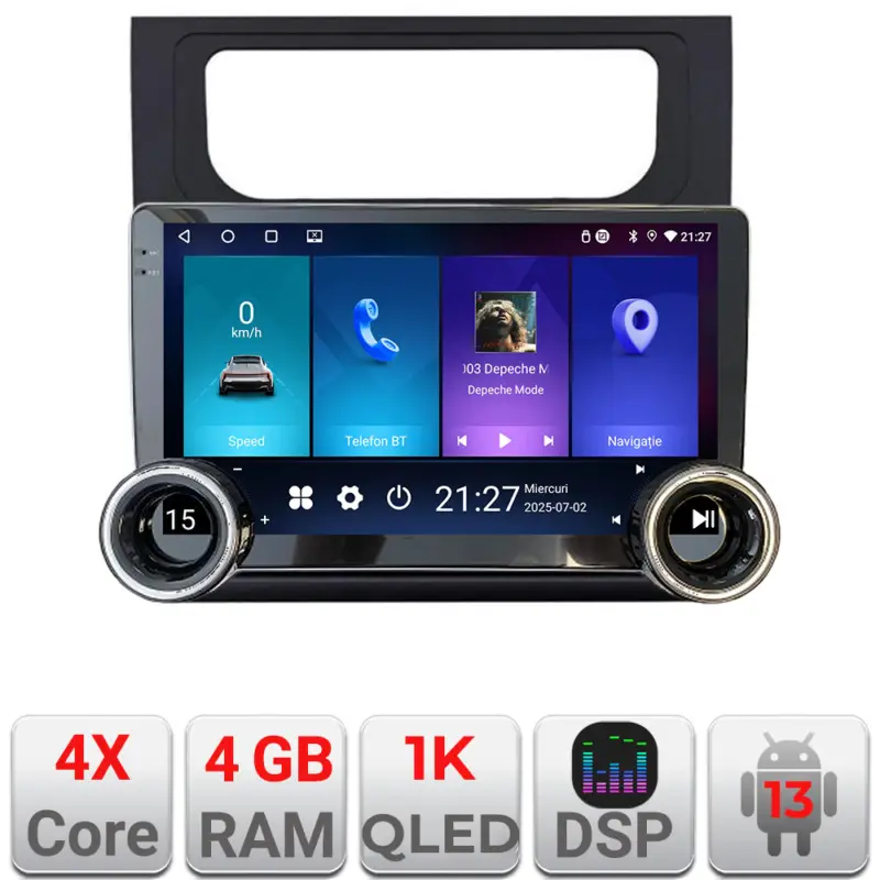 Livrare expres Navigatie Android VW Touran 2010-2016, 10.5 inch, 4GB RAM, 64GB
