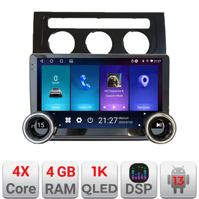 Navigație Android VW Touran 2003-2009, 10.5 inch, 4GB RAM, 64GB Reducere