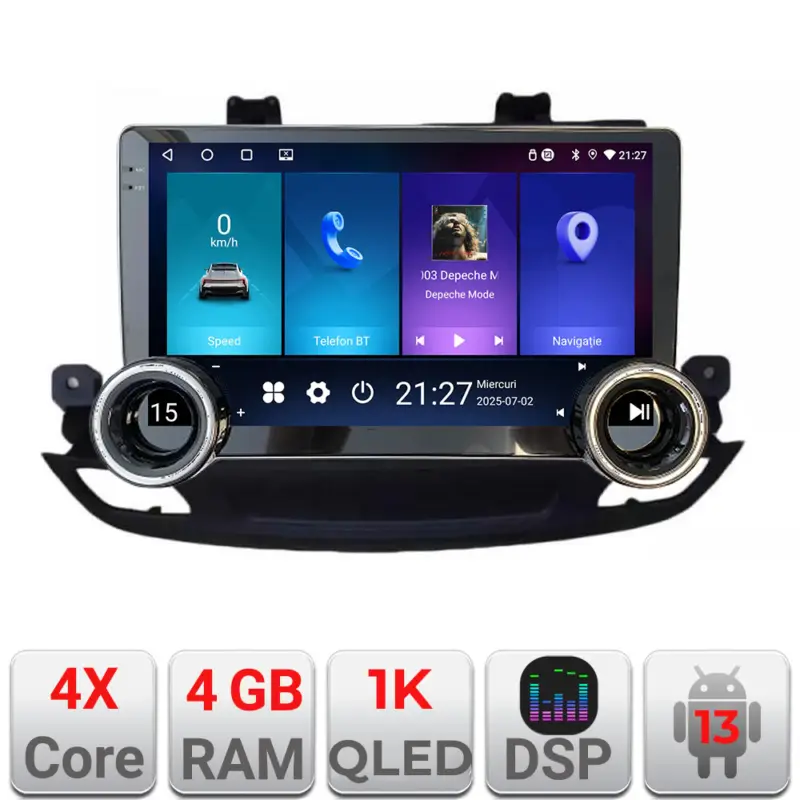 Navigatie Android Opel Insignia 2018+ Edotec 10.5 inch 4GB RAM 64GB Plată securizată