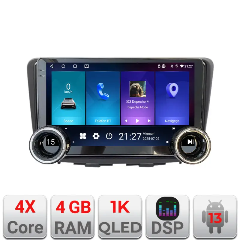 Navigație dedicată Suzuki Baleno Android 13, 4GB RAM, 64GB, 10.5 inch Cel mai vândut