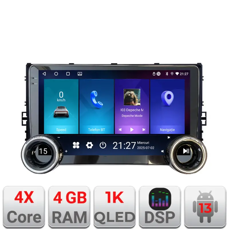 Navigatie VW Edotec Kit-933, 10.5 inch, Android 13, 4GB RAM + 64GB Expediere rapidă