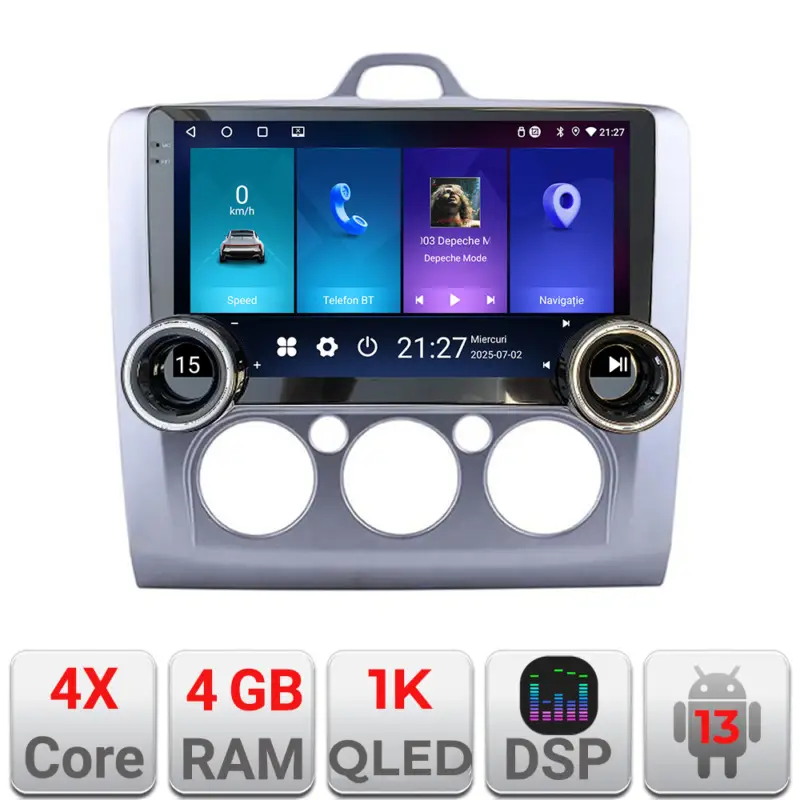 Bestseller Navigatie Ford Focus 2004-2011 cu Android 13, 10.5 inch, 4GB+64GB