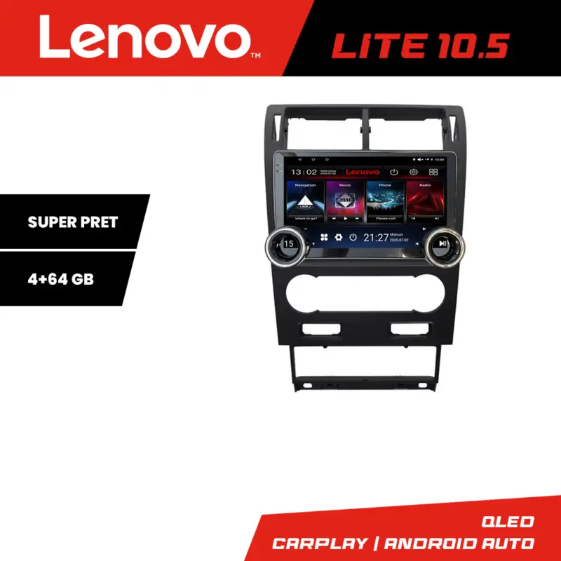 Chilipir Navigatie Android Ford Mondeo 2004-2007 Lenovo 10.5 inch 4GB+64GB CarPlay