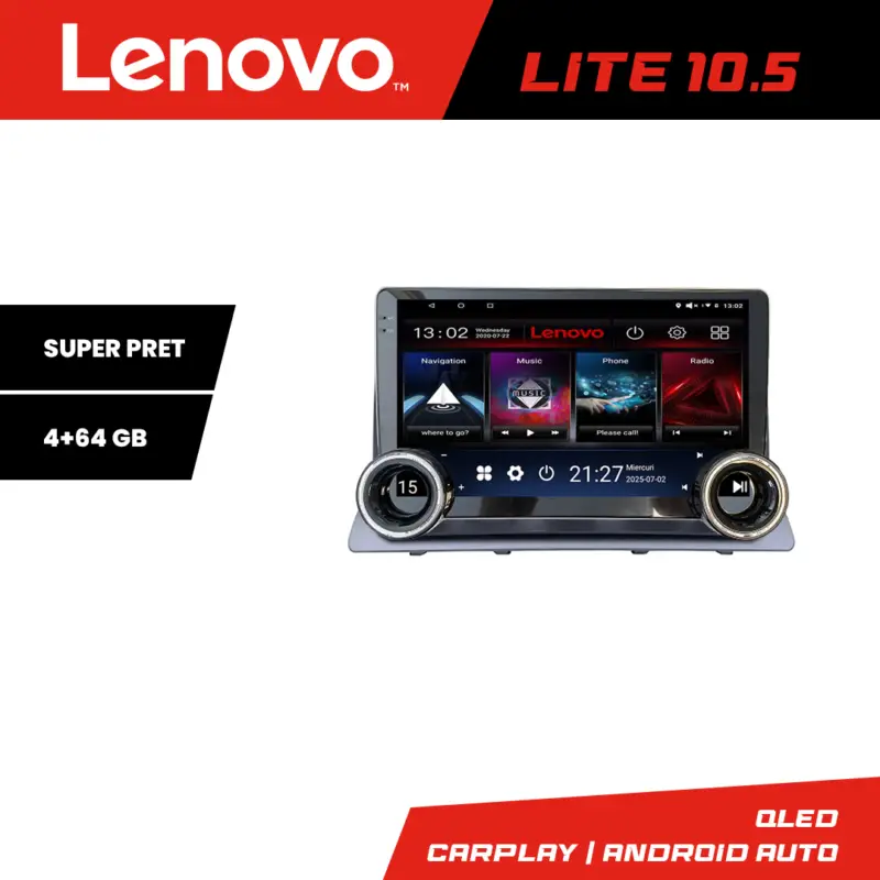 Navigatie Lenovo 10.5 inch pentru Honda CR-V 2023+ cu CarPlay si 4+64GB Lichidare de stoc