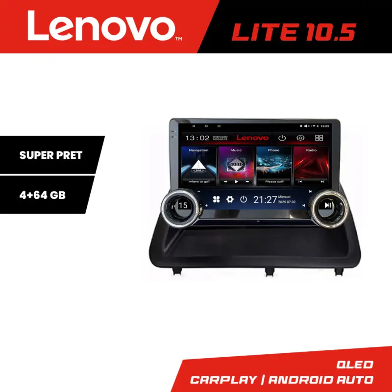 Vezi acum Navigatie Lexus CT 2011-2018 10.5 inch Lenovo 4+64GB CarPlay Android Auto