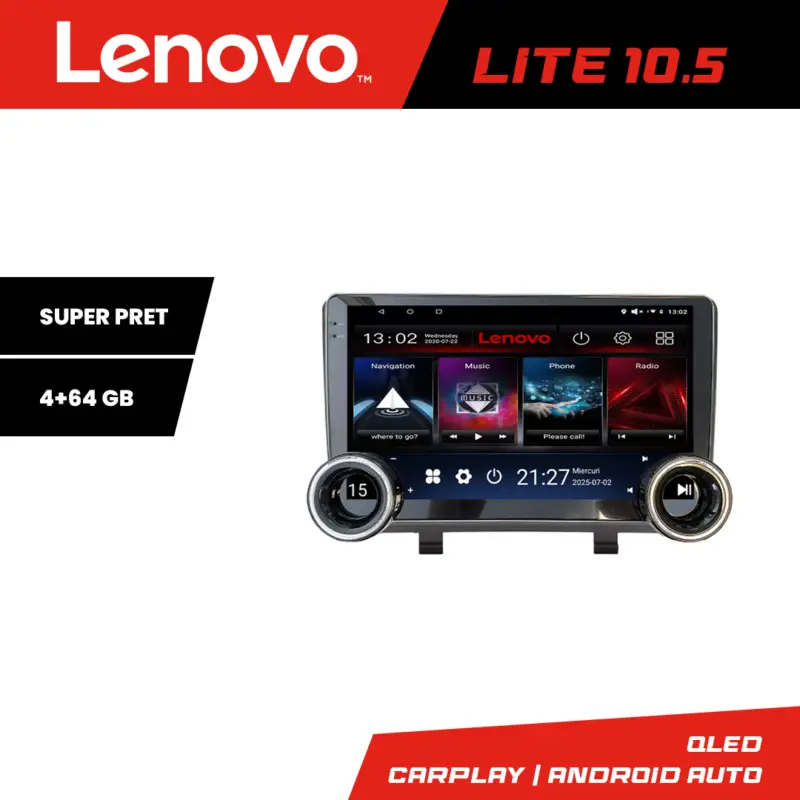Navigatie Opel Zafira C 2011-2015 Lenovo 10.5 inch 4+64GB CarPlay Android Auto Cumpără acum